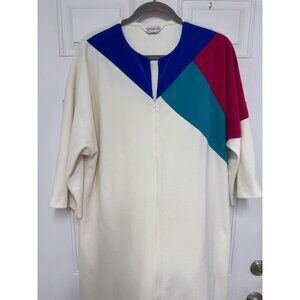 Vanity Fair Womans Large Bathrobe - Long Full Zip Vintage